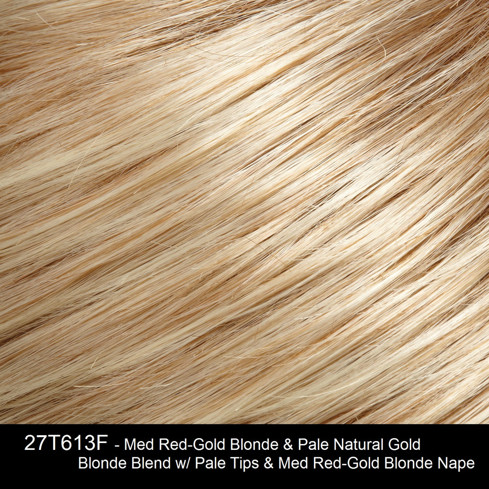 27T613F Medium Red-Gold Blonde and Pale Natural Gold Blonde with Pale Natural Gold Blonde Tips