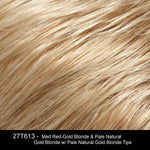 27T613 - Med Red-Gold Blonde & Pale Natural Gold Blonde w/ Pale Natural Gold Blonde Tips