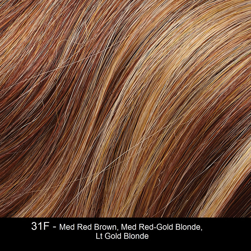 31F | Medium Brown, Medium Red Gold Blonde Light Gold Blonde