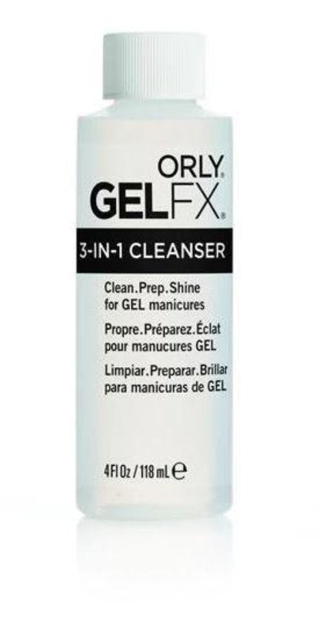 Orly GelFX 3-in-1 Cleanser, 4 FLOZ