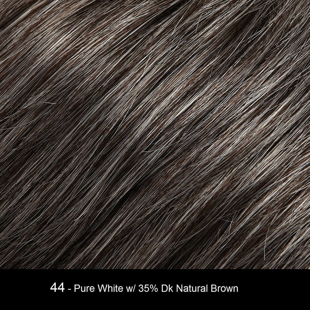 44 MARBLE FUDGE | Pure White with 35% Dark Natural Brown