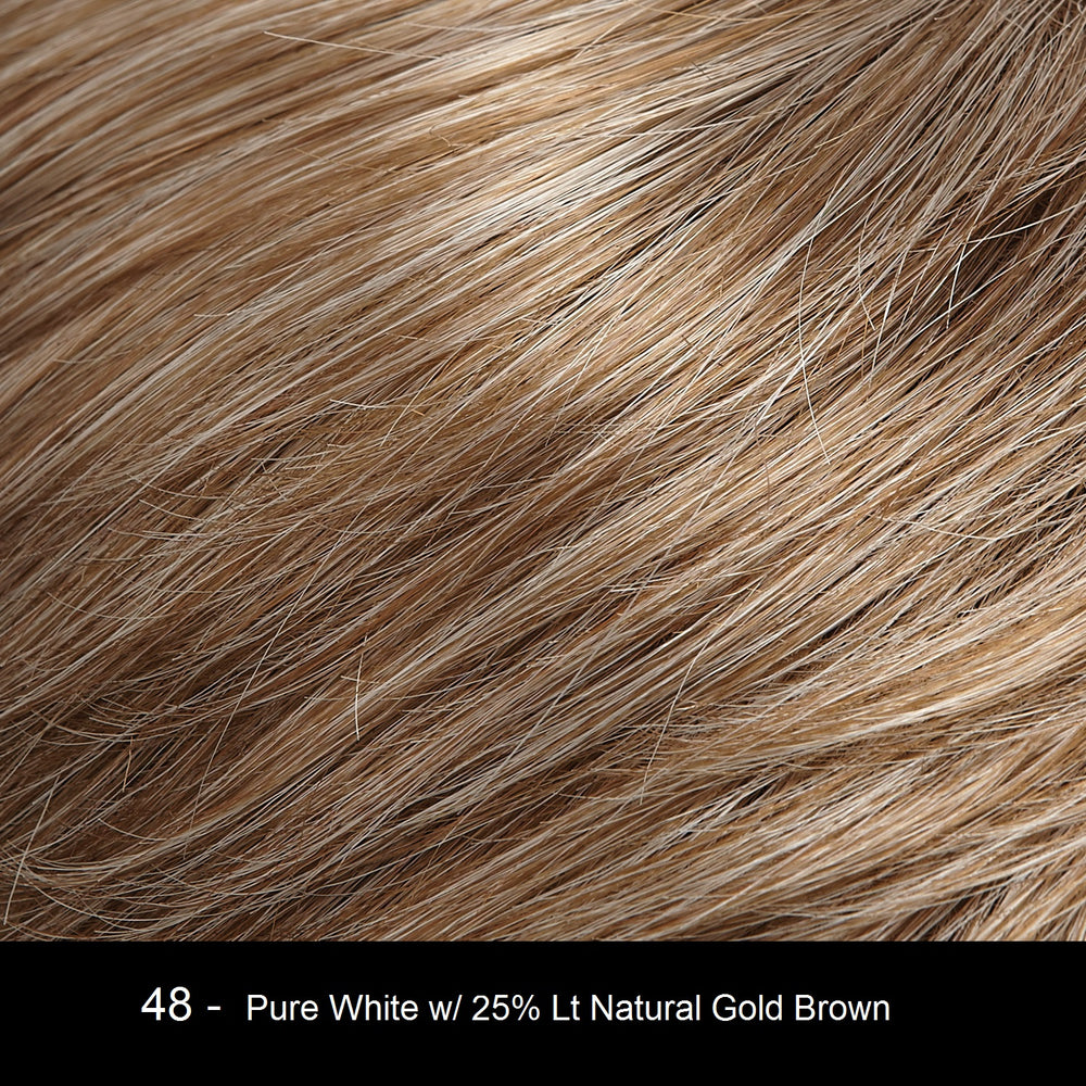 48 APPLE STRUDEL | Pure White with 25% Light Natural Gold Brown