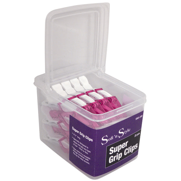 Soft 'n Style Super Grip Clips, 25 count