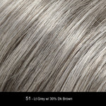 51 LICORICE TWIST | Light Grey with 30% Dark Brown