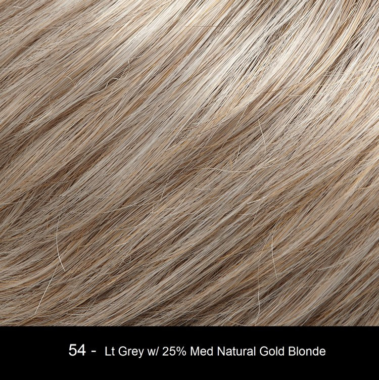 54 VANILLA MOUSSE | Light Grey with 25% Medium Natural Gold Blonde