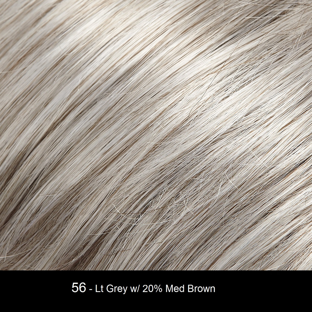 56F51 OYSTER | Light Grey with 20% Medium Brown Front, graduating to Grey with 30% Medium Brown Nape