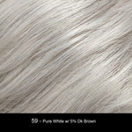 59 | Pure White with 5% Dark Brown