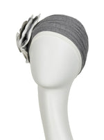 Karuna Turban 0168 Grey Melange by Christine Headwear