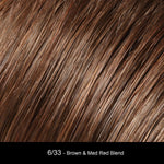 6/33 RASPBERRY TWIST | Brown & Dk Red Blend 
