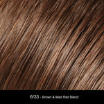 6/33 RASPBERRY TWIST | Dark Brown and Medium Red Blend 