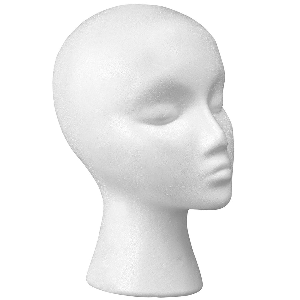Large Base Styrofoam Mannequin Head