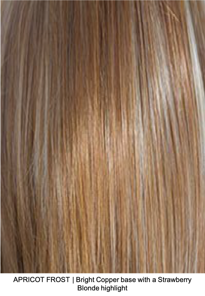APRICOT FROST | Bright Copper base with a Strawberry Blond highlight 