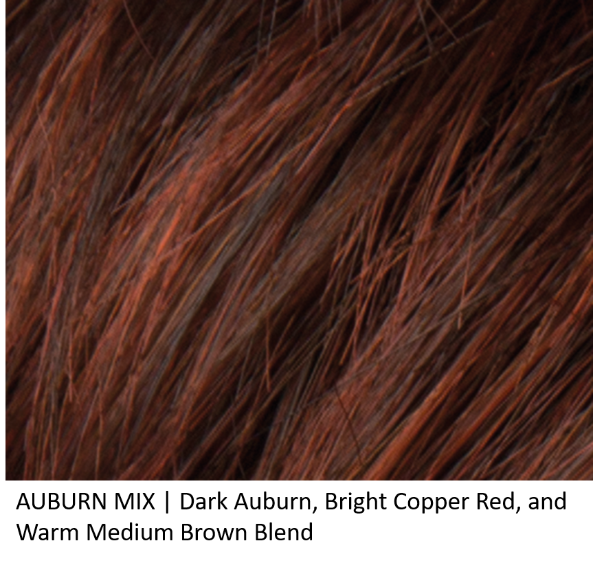 AUBURN MIX | Dark Auburn, Bright Copper Red, and Warm Medium Brown blend