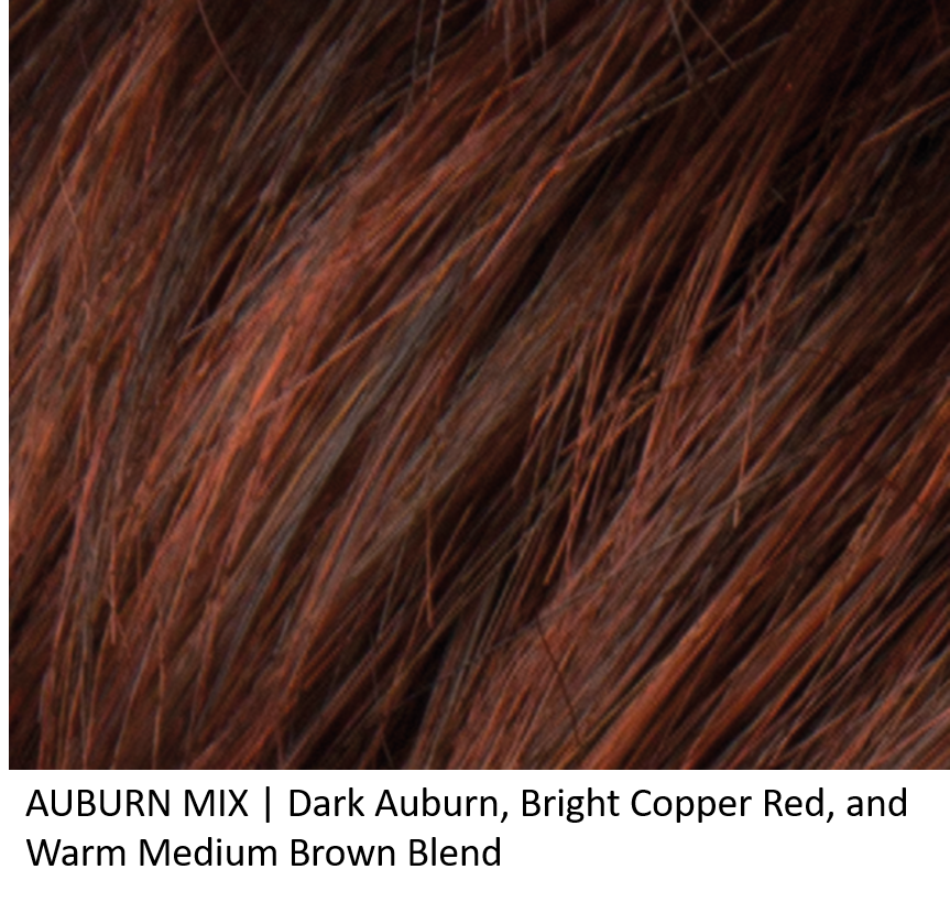 AUBURN MIX | Dark Auburn, Bright Copper Red, and Warm Medium Brown Bled