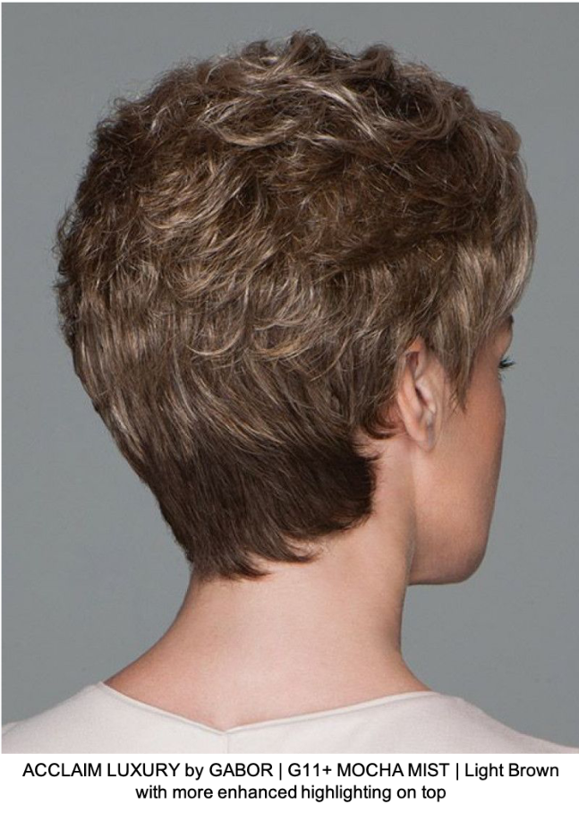 ACCLAIM LUXURY by GABOR | G11+ MOCHA MIST | Light Brown with more enhanced highlighting on top