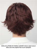 ADELLE by RENE OF PARIS | CHERRY COLA | Dark Auburn base color with brighter Red chunk highlights