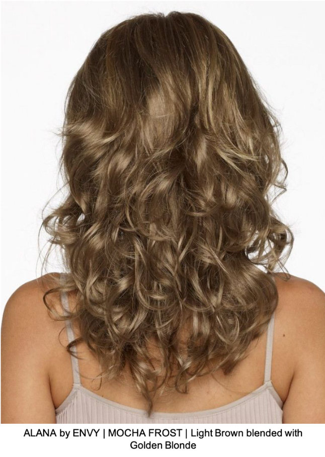 ALANA by ENVY | MOCHA FROST | Light Brown blended with Golden Blonde 