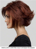 ANGIE by ENVY | DARK RED | Auburn with Brighter Red highlights