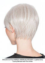 ANGLED CUT by HAIRDO | R56/60 SILVER MIST | Lightest Grey Evenly Blended with Pure White