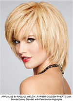 APPLAUSE by RAQUEL WELCH | R14/88H GOLDEN WHEAT | Dark Blonde Evenly Blended with Pale Blonde Highlights