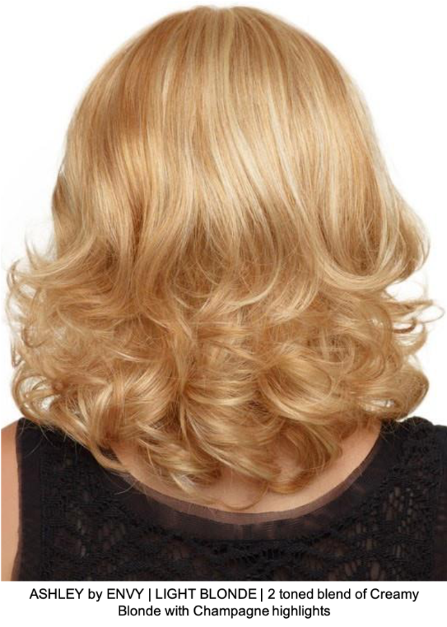 ASHLEY by ENVY | LIGHT BLONDE | 2 toned blend of Creamy Blonde with Champagne highlights 