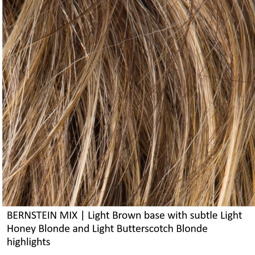 BERNSTEIN MIX | Light Brown base with subtle Light Honey Blonde and Light Butterscotch Blonde highlights 