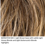 BERNSTEIN MIX | Light Brown base with subtle Light Honey Blonde and Light Butterscotch Blonde highlights 