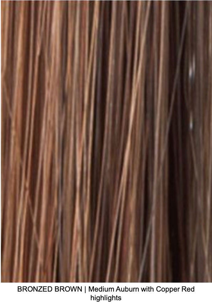 BRONZED BROWN | Medium Auburn with Copper Red highlights