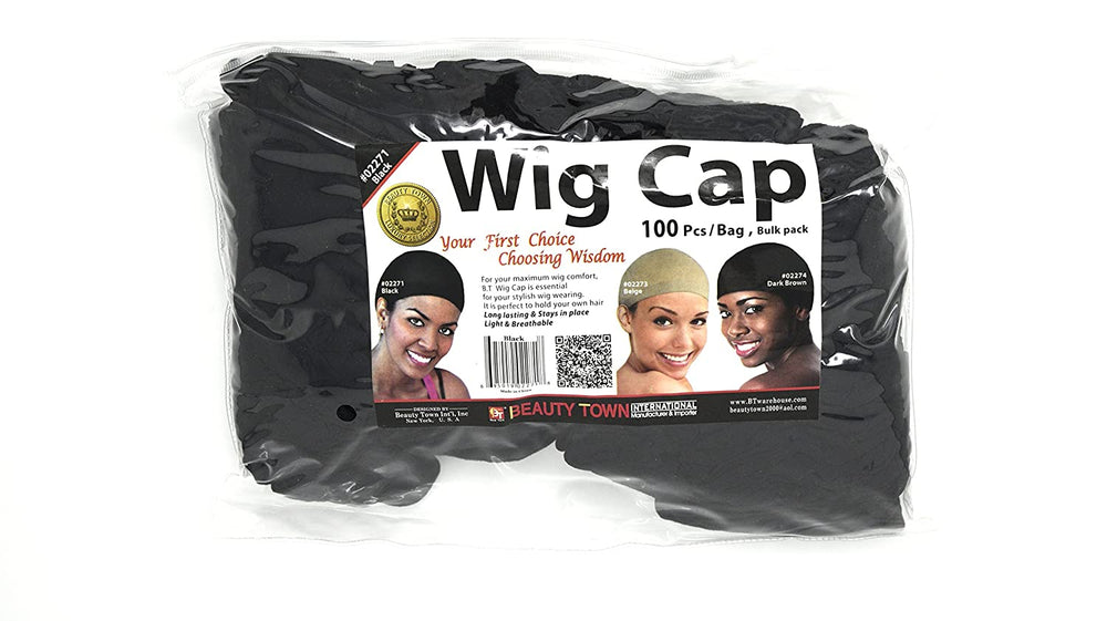 Beauty Town Wig Cap 100 Pieces Bulk Bag