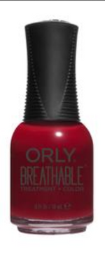 Namaste Healthy Breathable Nail Lacquer | Brick Red CrÃ¨me