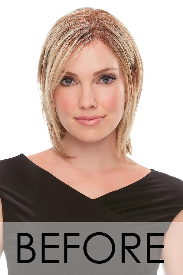Top Form 8" Exclusive Remy Human Hair Topper (Double Mono Base)