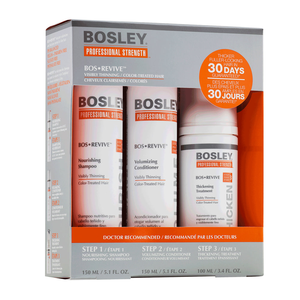 Bosley Professional BosRevive 30-Day Starter Pack for Color-Treated Hair