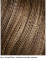 Brown Blonde | Medium to light brown with Salon highlights