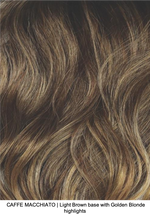 CAFFE MACCHIATO | Light Brown base with Golden Blonde highlights