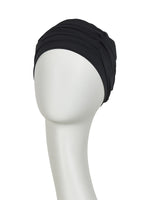 Wave Swim Cap is a beautiful swimming cap that can be used on holiday or in the swimming pool. The unique design construction ensures that the hat stays where it should during activity. A beautiful wrinkle effect on the hat adds perfect volume to the head. 