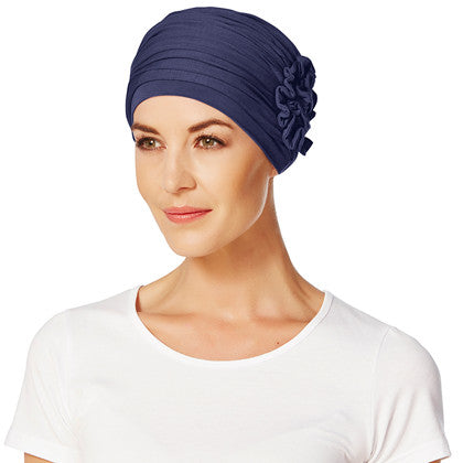 Lotus Turban by Christine Headwear, 0255 Deep Blue
