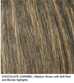 CHOCOLATE CARAMEL | Medium Brown with Soft Red and Blonde highlights 