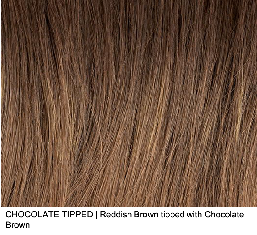 CHOCOLATE TIPPED | Reddish Brown tipped with Chocolate Brown