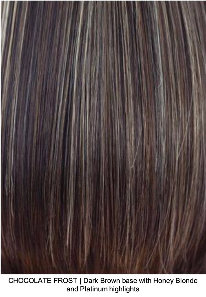 CHOCOLATE FROST | Dark Brown base with Honey Blonde and Platinum highlights