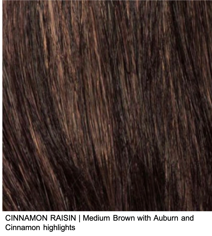 CINNAMON RAISIN | Medium Brown with Auburn and Cinnamon highlights