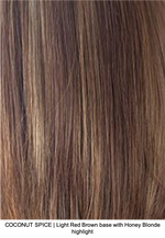 COCONUT SPICE | Light Red Brown base with Honey Blonde highlight