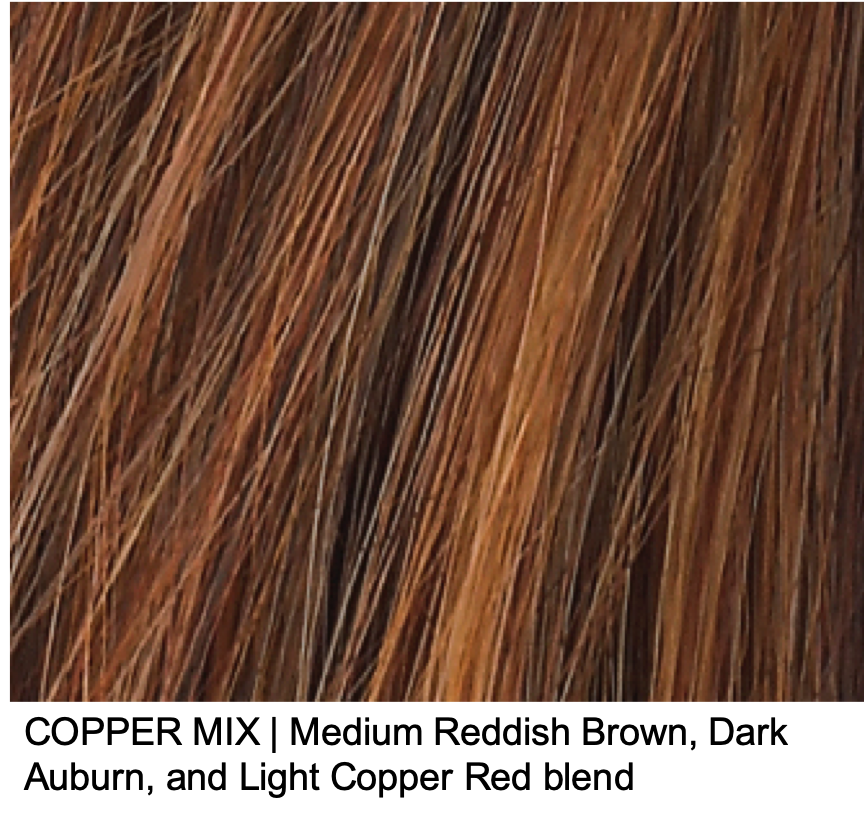 COPPER MIX | Medium Reddish Brown, Dark Auburn, and Light Copper Red blend