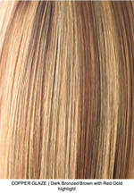COPPER GLAZE | Dark Bronzed Brown with Red Gold highlights