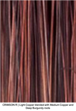 CRIMSON R | Light Copper blended with Medium Copper and Deep Burgundy roots