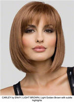 CARLEY by ENVY | LIGHT BROWN | Light Golden Brown with subtle highlights 