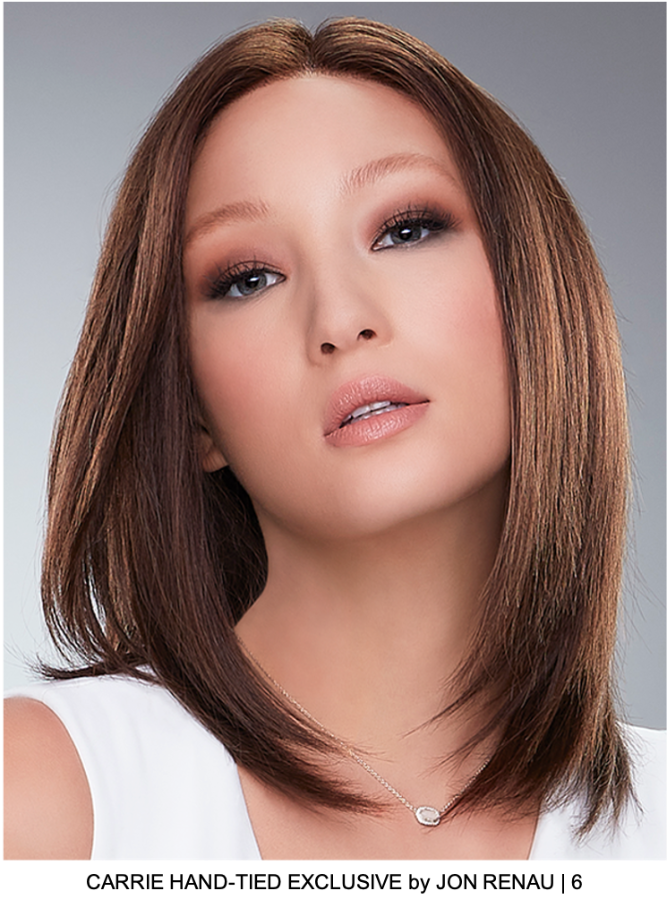 Carrie Hand-Tied Exclusive Human Hair Lace Front Wig (Mono Top)