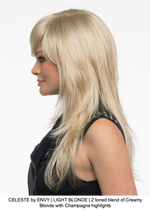 CELESTE by ENVY | LIGHT BLONDE | 2 toned blend of Creamy Blonde with Champagne highlights 