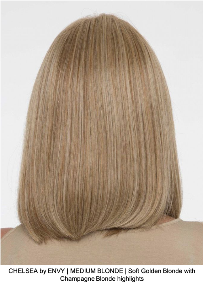 CHELSEA by ENVY | MEDIUM BLONDE | Soft Golden Blonde with Champagne Blonde highlights 