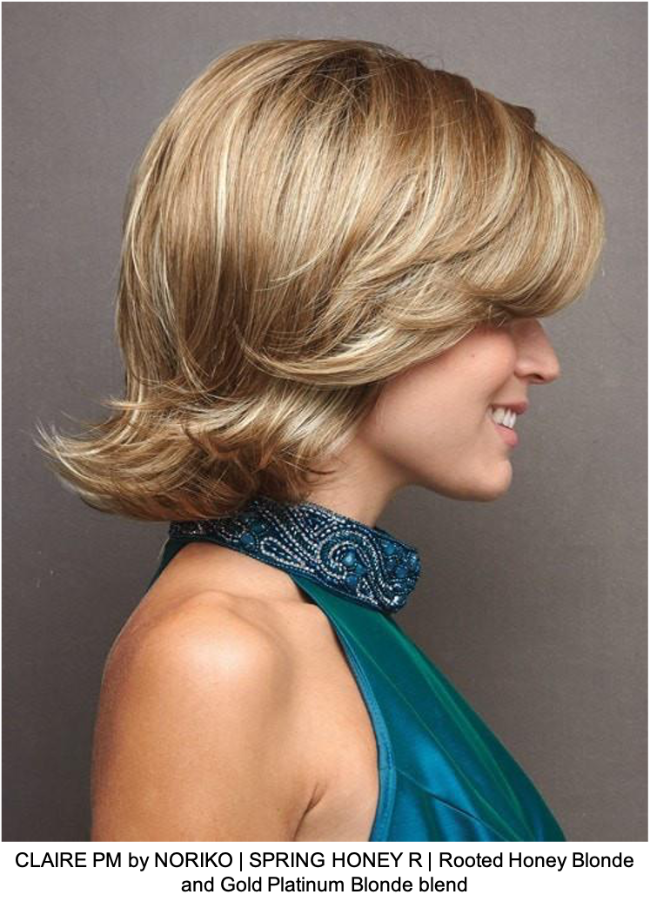 CLAIRE PM by NORIKO | SPRING HONEY R | Rooted Honey Blonde and Gold Platinum Blonde blend