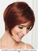 CONTEMPO CUT by GABOR | GL33-130 SANGRIA | Intense Fiery Red